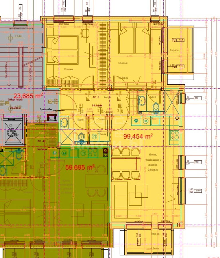 Продава Тристаен Апартамент  София гр. Банкя   -  266800 EUR - снимка 13