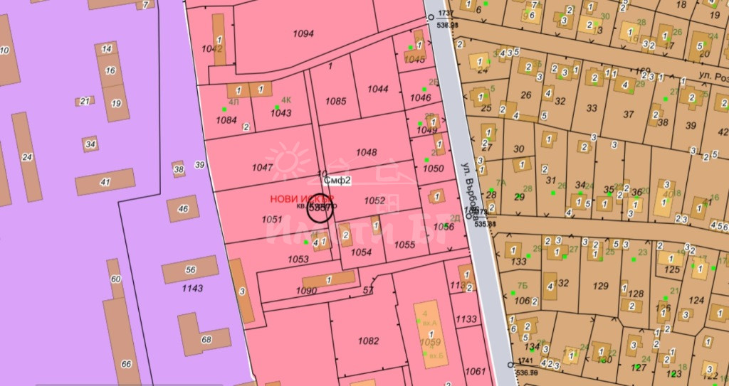 Продава Парцели Промишлени София гр. Нови Искър  -  125000 EUR