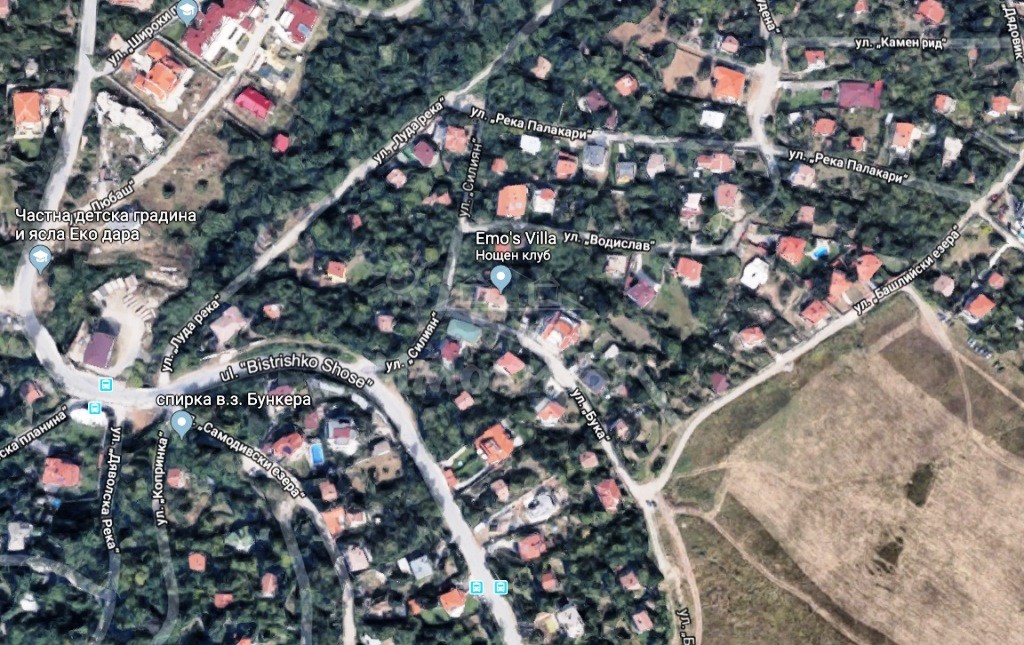 Продава Парцели Къщи София в.з.Бункера  -  205000 EUR